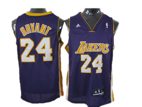 Los Angeles Lakers #24 Bryant dark purple NBA Revolution 30 jersey