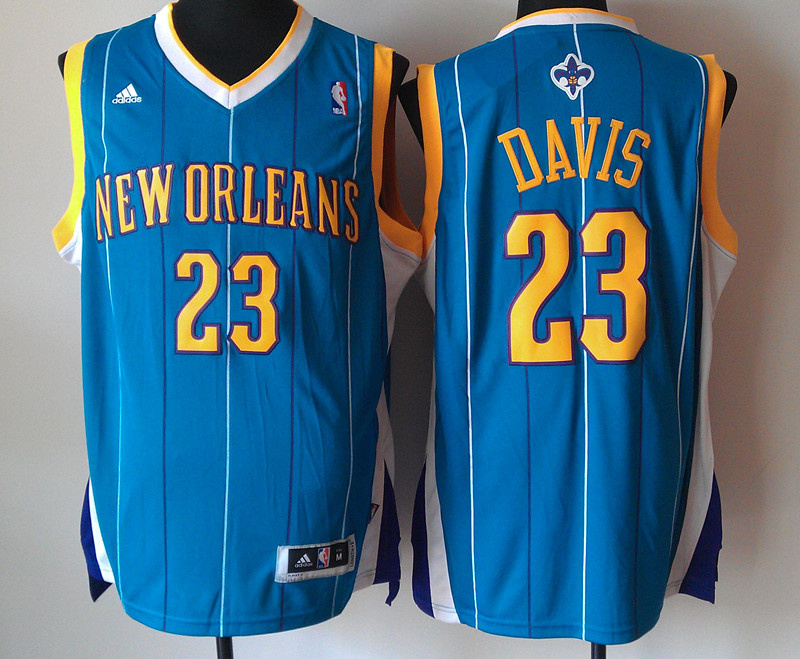 Davis Jersey blue #23 NBA New Orleans Hornets Jersey