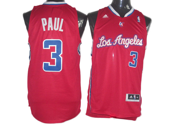 Los Angeles Clippers #3 Paul red NBA Revolution 30 jersey