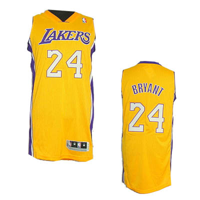 Bryant Yellow jersey, Los Angeles Lakers #24 NBA Revolution 30 jersey
