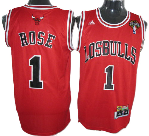 Derrick Rose Jersey red #1 Adidas NBA Chicago Bulls Jersey