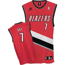 Portland Trail Blazers #7 Brandon Roy Alternate Adidas NBA jersey in Red