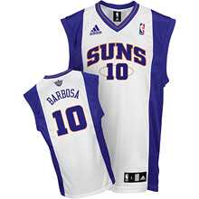 #10 White L.Barbosa NBA Phoenix Suns Jersey