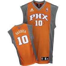 L.Barbosa Alternate Orange Jersey, Phoenix Suns #10 Jersey