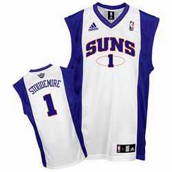 NBA Phoenix Suns #1 Amare Stoudemire Home Jersey in White