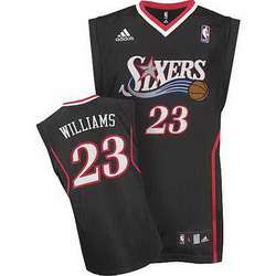 76ers #23 Louis Williams Black NBA Jersey