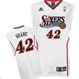 Elton Brand Home White 76ers Jersey