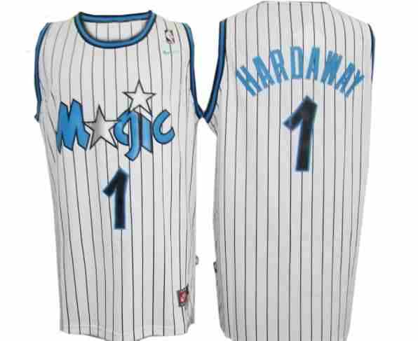 #1 Hardaway White Orlando Magic Swingman Jersey