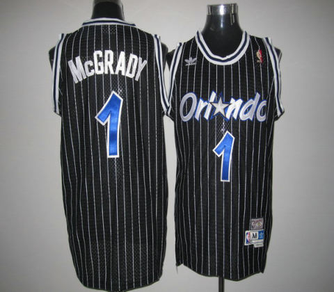 Tracy McGrady Black Jersey, Orlando Magic #1 Swingman Jersey