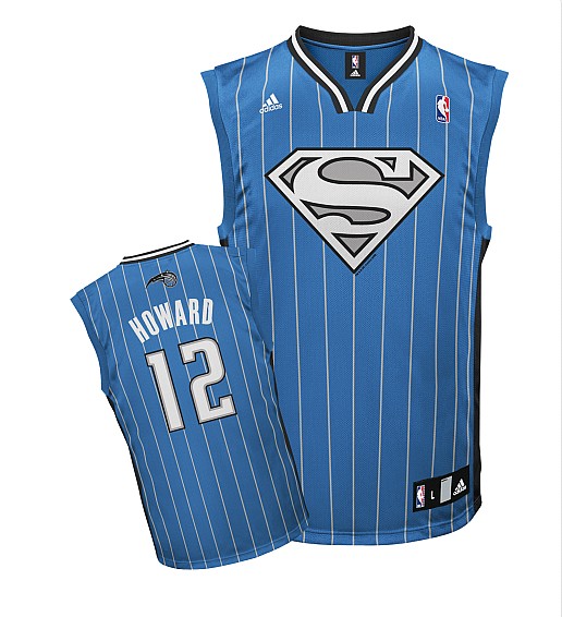 Dwight Howard Jersey Blue #12 NBA Orlando Magic Jersey