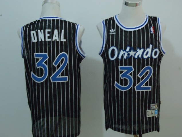 black Shaquille ONeal NBA Orlando Magic #32 Jersey