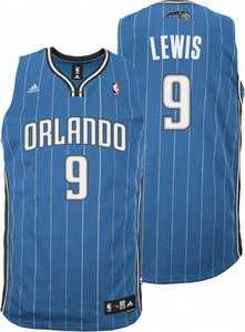 Orlando Magic #9 Rashard Lewis 2008-2009 Swingman Jersey in Blue