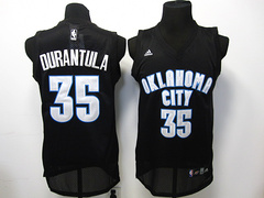 #35 black Durant Oklahoma City Thunder Jersey