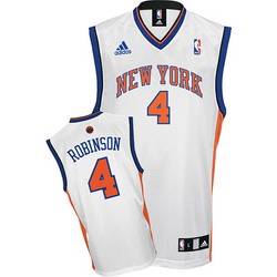 New York Knicks #4 Nate Robinson Jersey in White