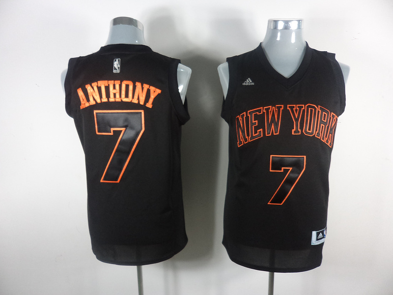 Carmelo Anthony black Knicks Jersey