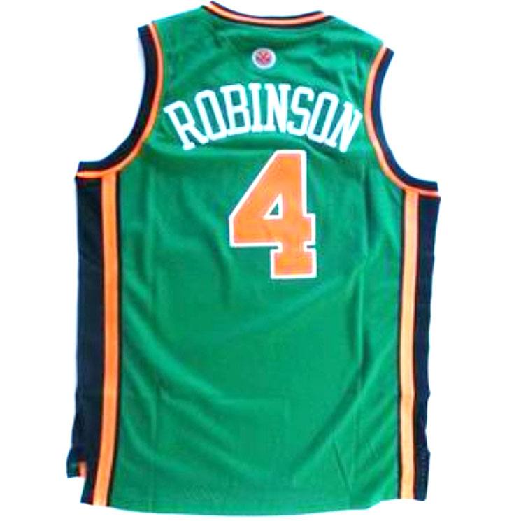 NATE ROBINSON Jersey: swingman #4 New York Knicks Jersey In green