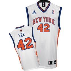 White David Lee Jersey, New York Knicks #42 Jersey