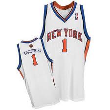 Amare Stoudemire Jersey White #1 NBA New York Knicks Jersey