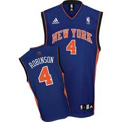 New York Knicks #4 Nate Robinson Blue Jersey