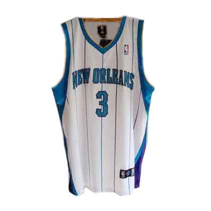 Chris Paul Home Jersey White Swingman Basketball #3 NBA New Orleans Hornets Jersey