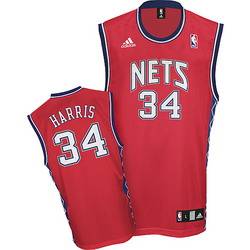 New Jersey Nets #34 Devin Harris Alternate Jersey in Red