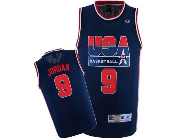 Michael Jordan Jersey blue #9 NBA Dream team Jersey