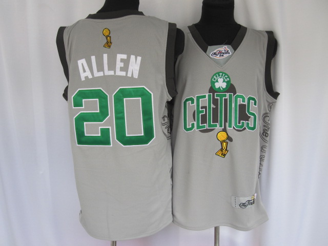 Grey Ray Allen Celtics #20 Jersey