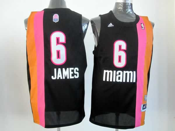 Heat #6 James Black Rainbow Jersey