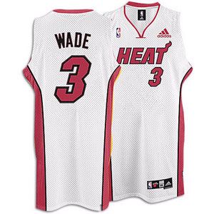 White Wade NBA Miami Heat #3 Jersey