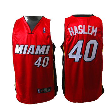 Udonis Haslem Red Jersey, Miami Heat #40 Jersey