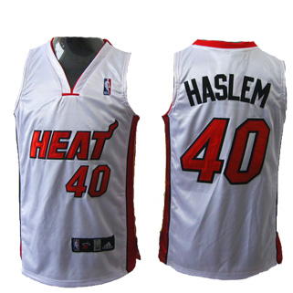 White Udonis Haslem Heat #40 Jersey