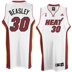 White Michael Beasley Miami Heat #30 Jersey