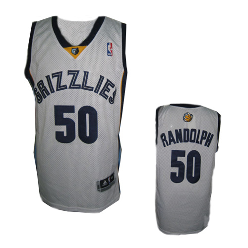 Randolph Jersey White #50 NBA Memphis Grizzlies Jersey