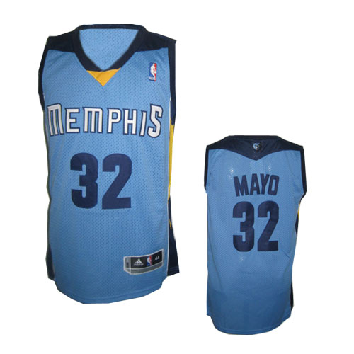 Blue Mayo NBA Grizzlies #32 Jersey