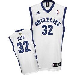 Mayo Jersey: #32 NBA Memphis Grizzlies Jersey in White