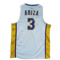 White Cole Hamels Home Swingman NBA Los Angeles Lakers #3 Jersey