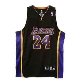 Kobe Bryant Jersey Black Road Swingman #24 NBA Los Angeles Lakers Jersey