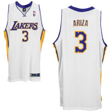 White Ariza Lakers #3 Jersey