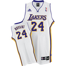 Swingman White Kobe Bryant 2nd Home Jersey, Los Angeles Lakers #24 Jersey