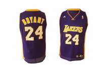 Purple Kobe Bryant NBA Lakers #24 Jersey