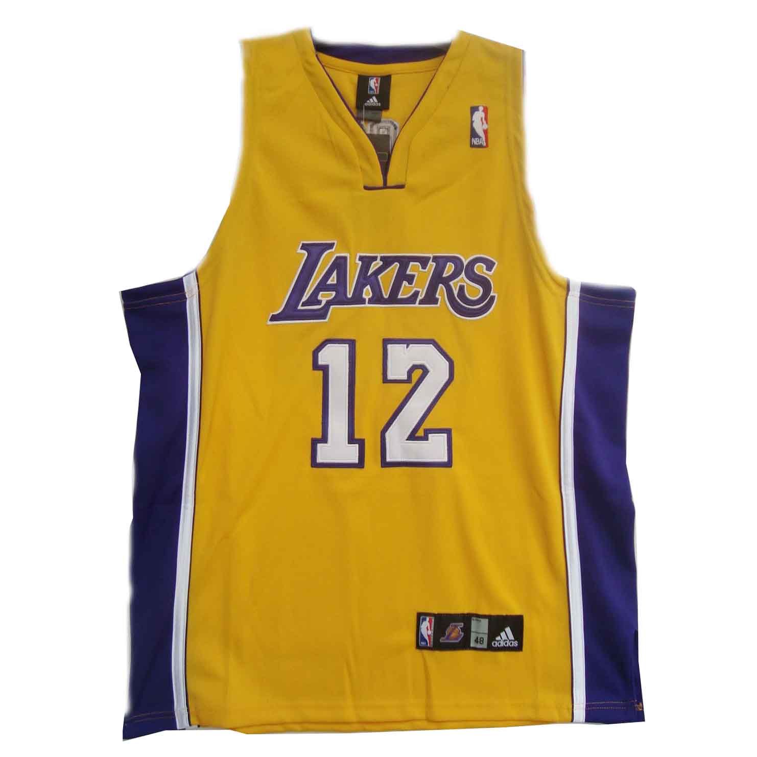 Brown Home Yellow NBA Lakers Swingman Jersey