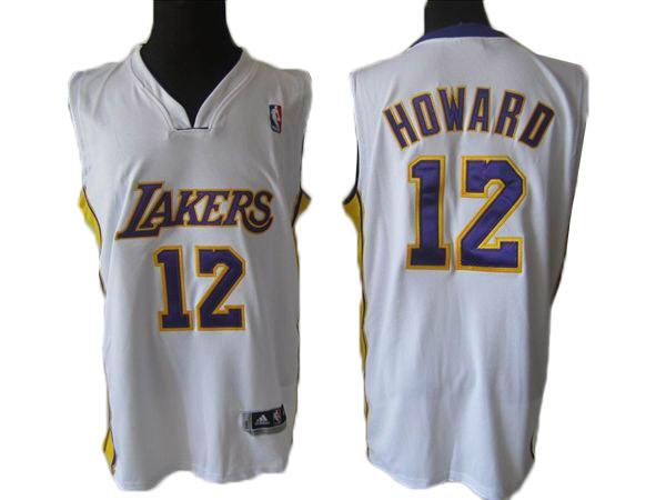 Los Angeles Lakers #12 Howard Jersey in White