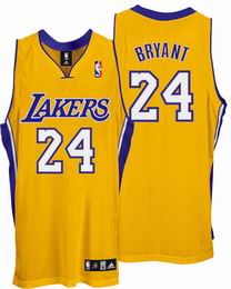 Yellow Kobe Bryant Home Jersey, Los Angeles Lakers #24 Jersey