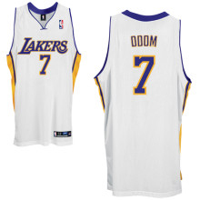 #7 Odom White Los Angeles Lakers Jersey