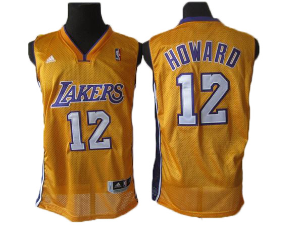 Cole Hamels Jersey: #12 Los Angeles Lakers Jersey in Yellow