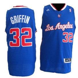 Blue #32 Griffin NBA Los Angeles Clippers Jersey