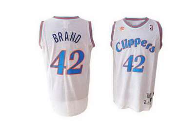 Elton Brand White Clippers Jersey