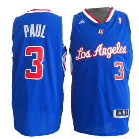 Los Angeles Clippers #3 Chris Paul Blue Jersey