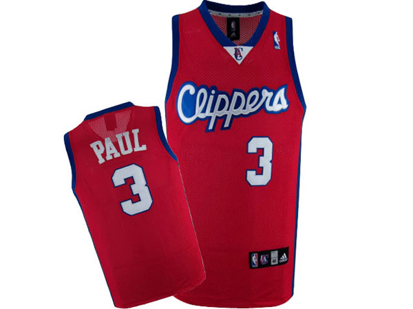 Swingman Red Chris Paul Jersey, NBA Los Angeles Clippers #3 Jersey