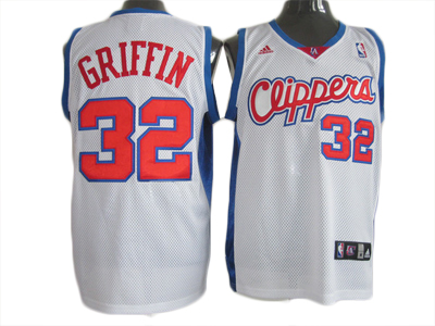 NBA Los Angeles Clippers #32 Griffin White Mesh Jersey